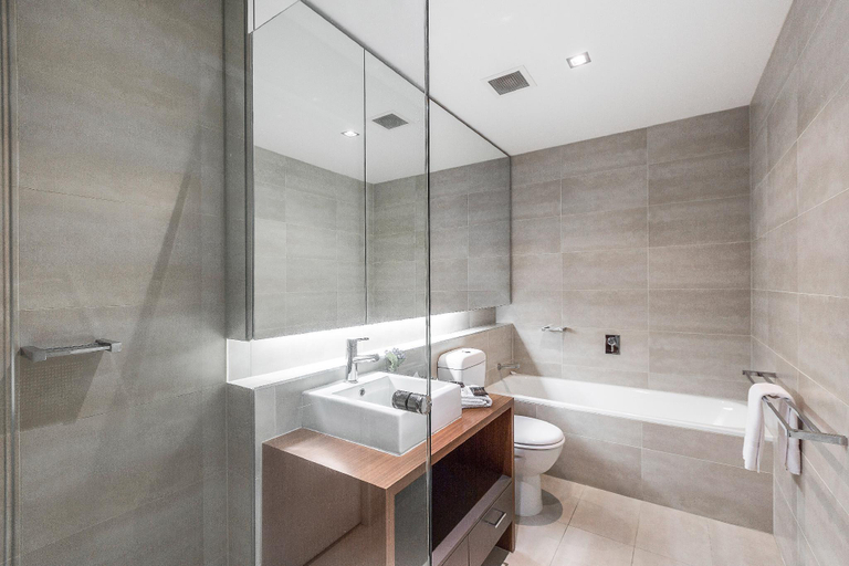 Bedroom 3, Melbourne Holiday Apartments Williamstown, Hobsons Bay - Williamstown