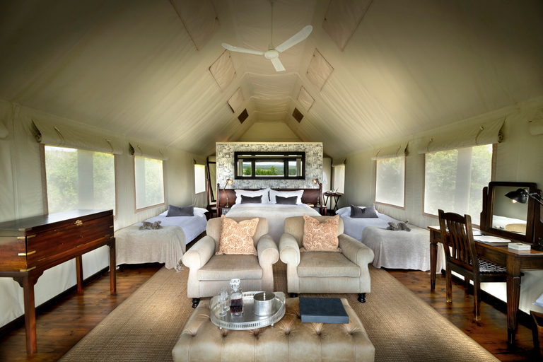 Bedroom 3, Gorah Elephant Camp, Cacadu