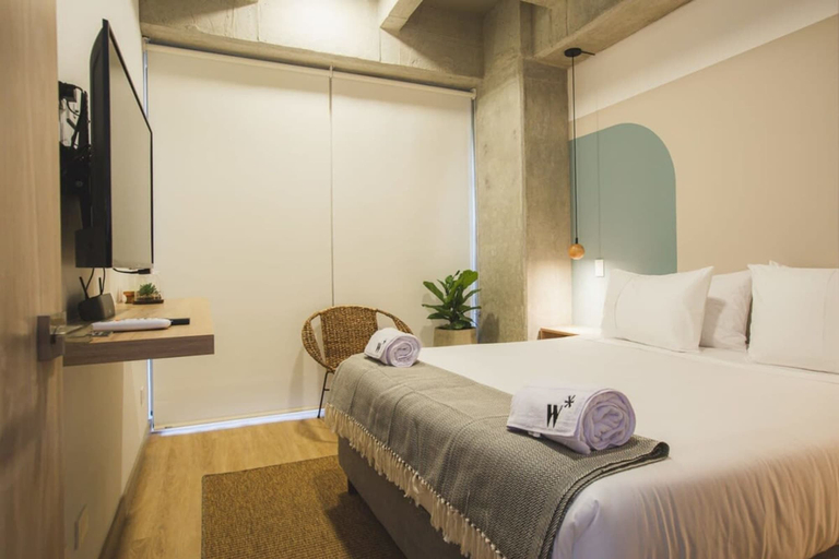 Bedroom 2, w Stunning 3BR With AC in Laureles, Medellín