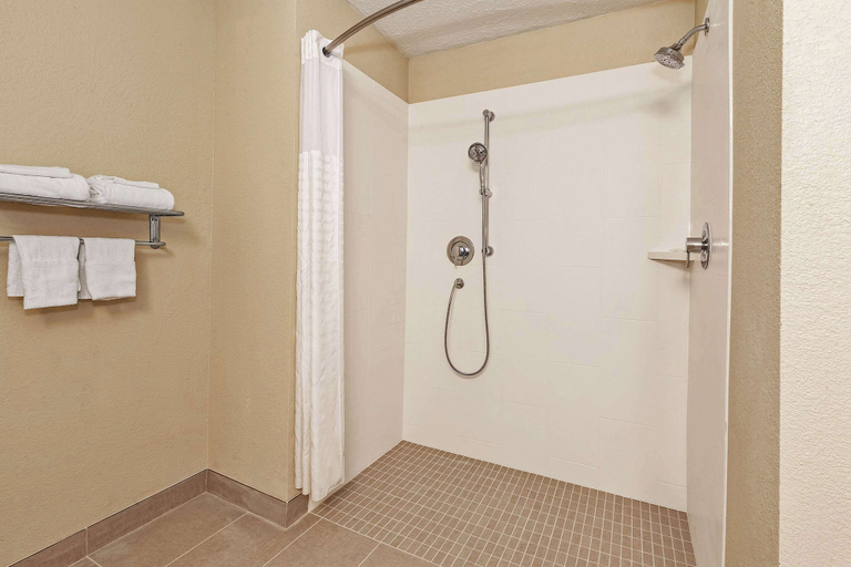 Bathroom 4, Comfort Inn Whitehall near Michigan's Adventure, Muskegon