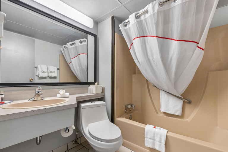 Bathroom 4, Emerald Hotel & Suites Calgary Airport, Division No. 6