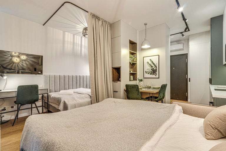 Bedroom 3, RentPlanet - Apartamenty Dmowskiego, Środa Śląska