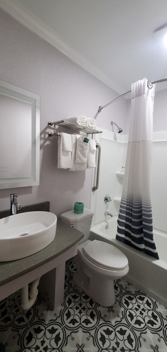 Bathroom 5, Ambassador Inn & Suites, Barnstable