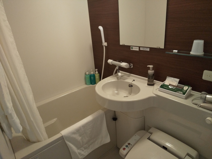 Bathroom 4, Hotel Route Inn Mihara Ekimae, Mihara