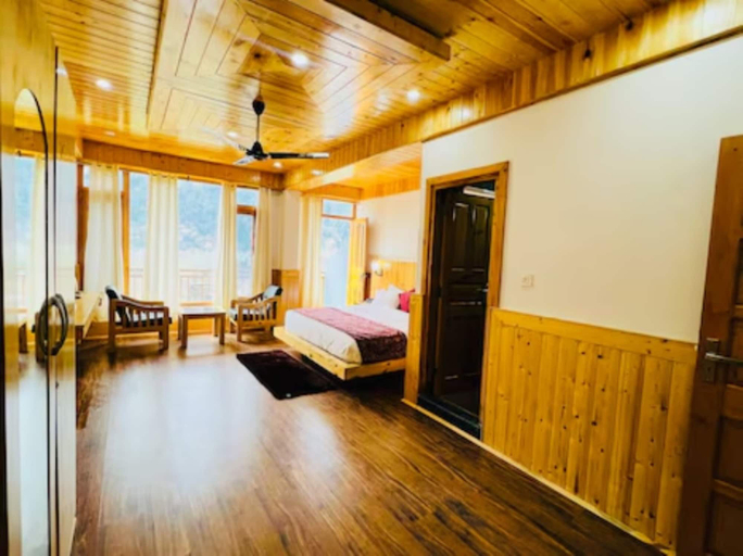 Bedroom 2, Goroomgo Sakura Palace Manali, Kullu