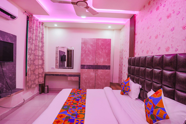 Bedroom 3, FabHotel Naman, Kanpur Nagar