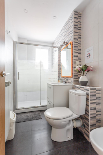 Bathroom, hospedaje Miluce, Navarra