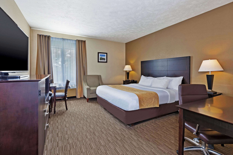 Bedroom 3, Comfort Inn Whitehall near Michigan's Adventure, Muskegon