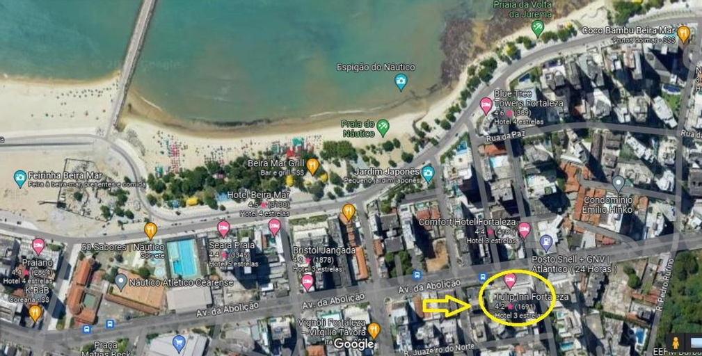Flat Meireles, Vista Mar, Avenida Abolicao AP 1307 , 1404, Fortaleza