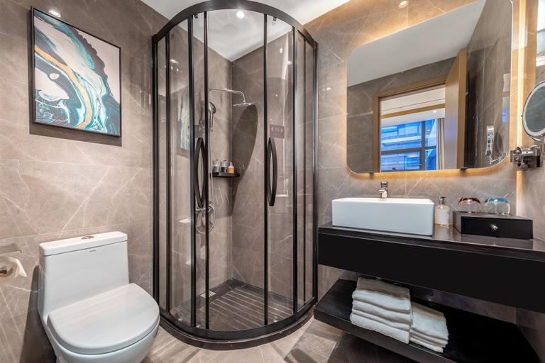 Bathroom 4, Poltton International Service Apartments (Zhuhai Gongbei Port Fuhuali), Zhuhai