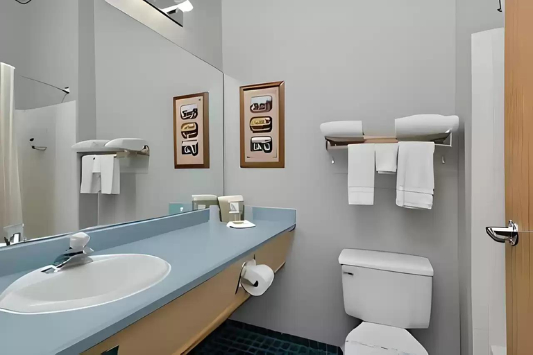 Bathroom 4, Econo Lodge Inn & Suites Jackpot near Casino, Elko