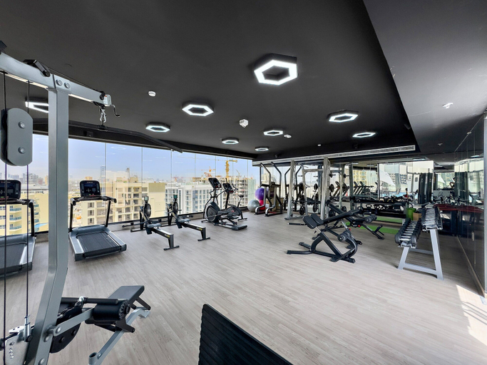 Room 5, Modern 1-bedroom Apart With Pool gym and Hammam, Dubai