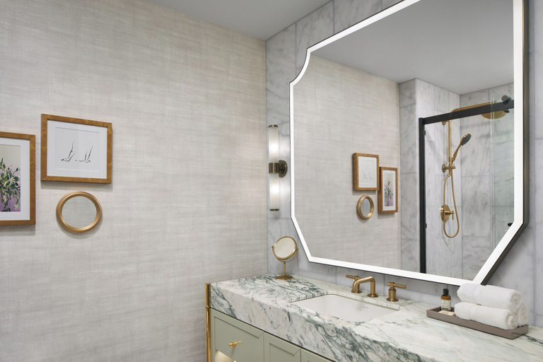 Bathroom 5, The Pfister Hotel, Milwaukee