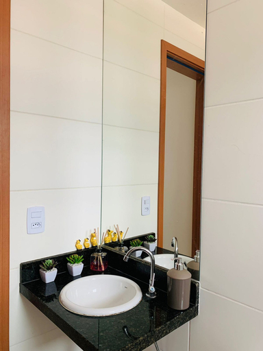 Bathroom 4, Lindo apto com piscina em Praia Grande, Praia Grande
