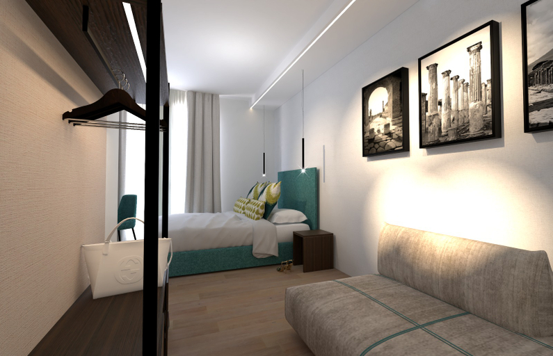 Bedroom 3, Hotel Tesoro Pompeiano, Napoli