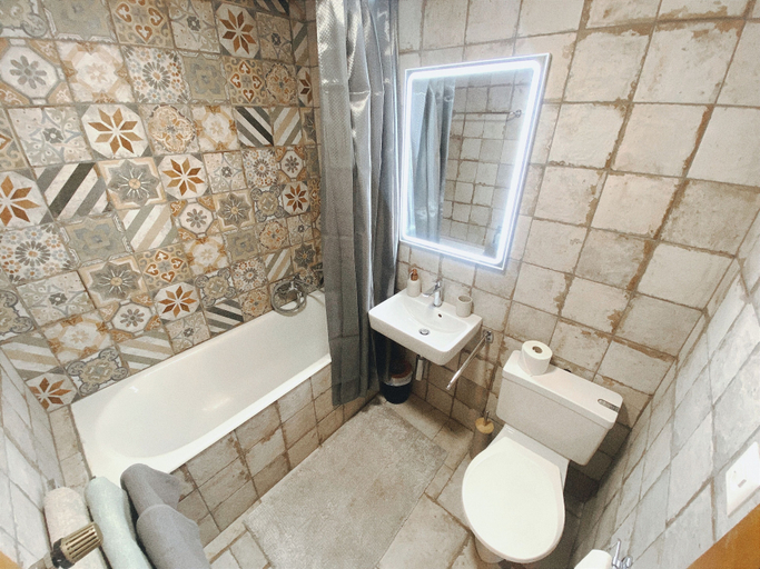 Bathroom, Studio cosy au centre du village, Hérens