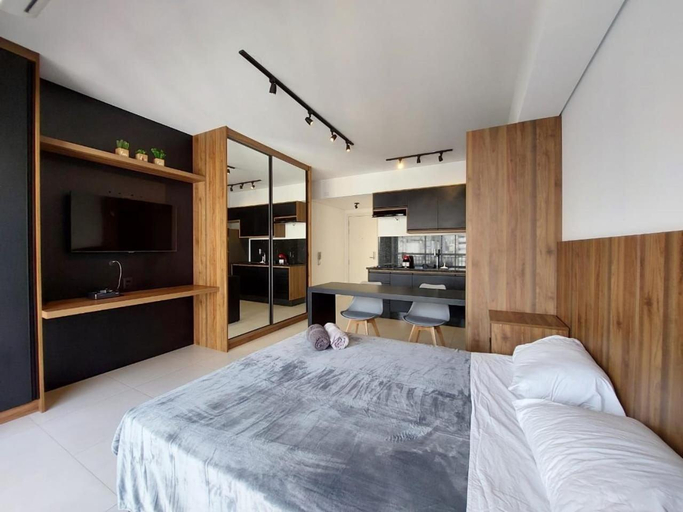 Bedroom 3, Studio novo junto a liberdade com garagem, São Paulo