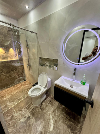 Bathroom 3, HOTEL TORRE DELUXE ¨SANTORINI¨, Puerto Triunfo