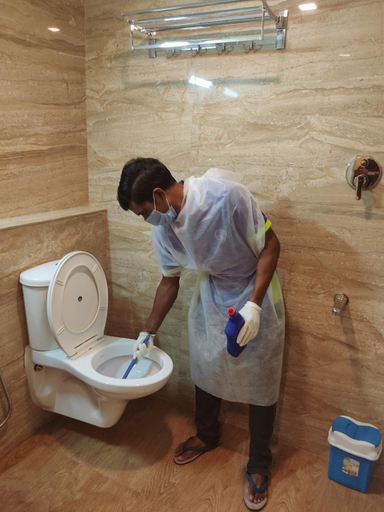 Bathroom 4, Hotel Green Plaza, Thrissur