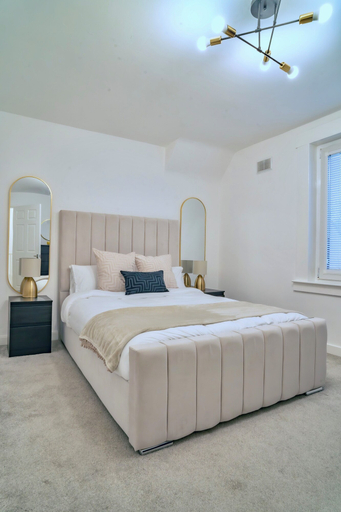 Bedroom 2, Modern 2 Bedroom Home in Edinburgh, Free Parking, Edinburgh