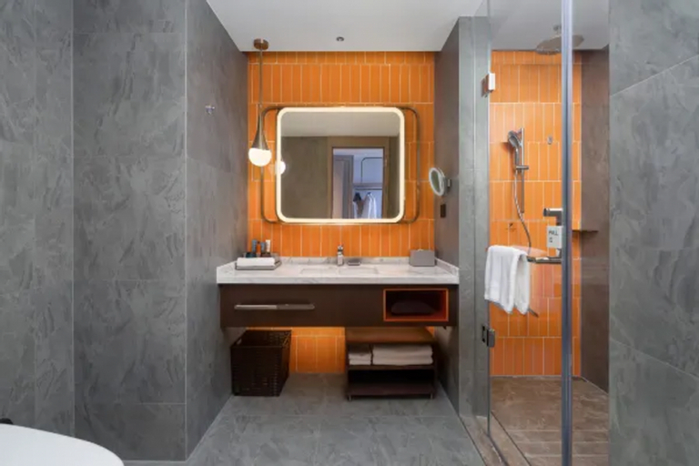 Bathroom, Home2 Suites By Hilton Puning, Jieyang