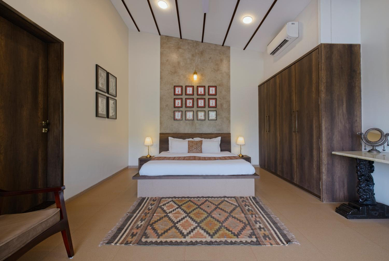 Bedroom 3, SaffronStays Sanvina Farm, Raigarh