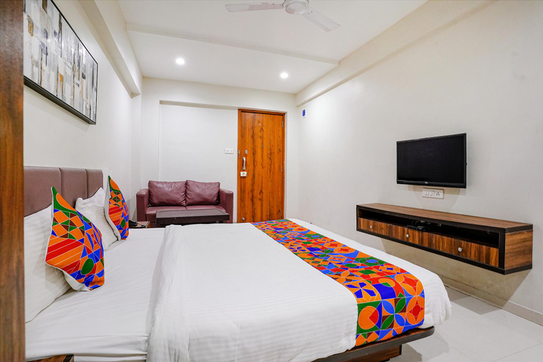 Bedroom 3, FabHotel La Victoria - Galaxy Circle, Surat