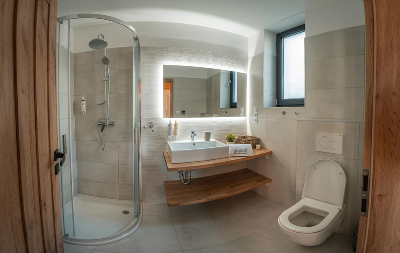 Bathroom, Hortus Vita Wellness Apartments, Havlíčkův Brod