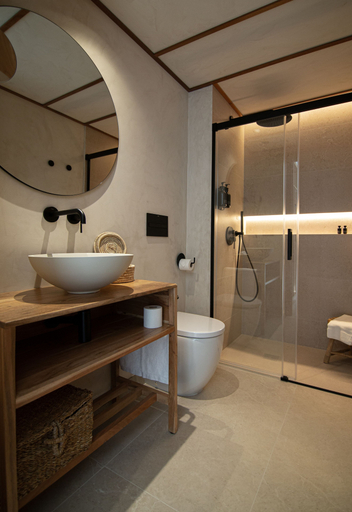 Bathroom 5, HOTEL ALBADES, Castellón