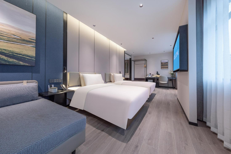 Bedroom 2, Atour Hotel Changsha Wuyi Square Dongtang Metro Station, Changsha