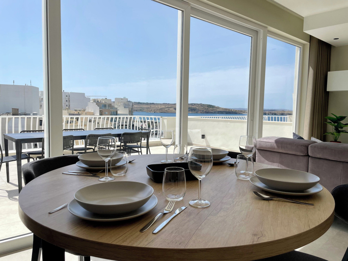 Food & Drinks 3, Bugibba Square Seafront LUX Apartments, Saint Paul's Bay
