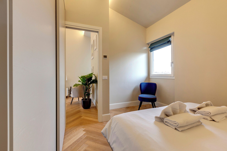 Bedroom 3, Mamo Florence - Aleardi Roof Apartment, Florence