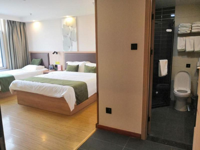 Bedroom 2, Green Tree Inn Heze Dingtao District Car Town, Heze