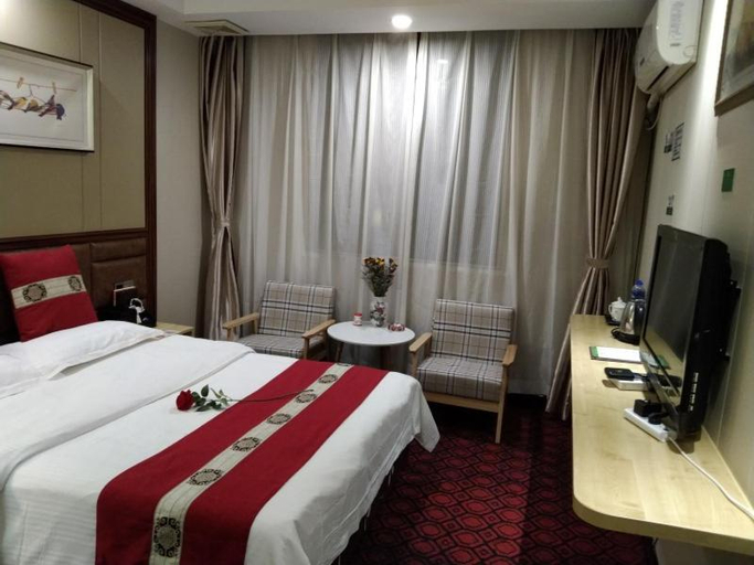 Bedroom 2, GreenTree Alliance Hotel  Xinyang Nanjing Road DonGYAng Branch, Xinyang