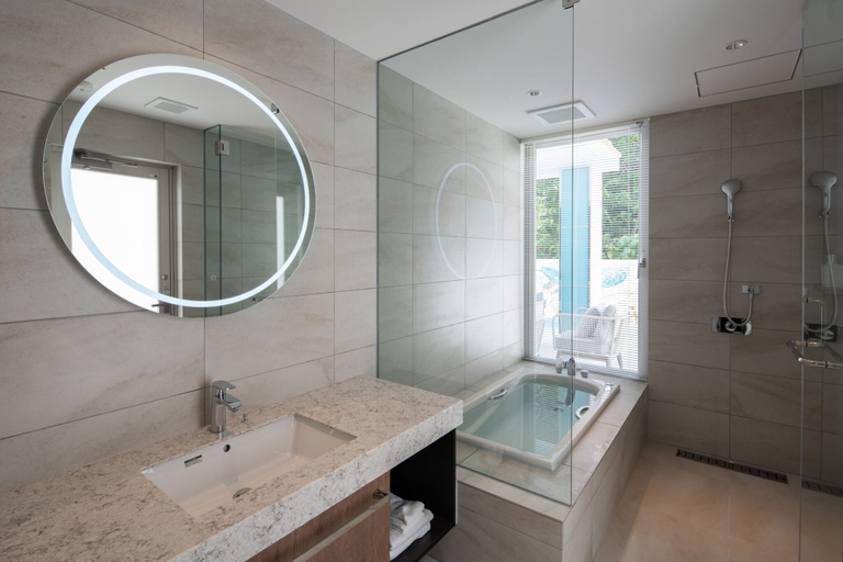 Bathroom 4, pool villa Sanrriott Okinawa Motobu, Motobu
