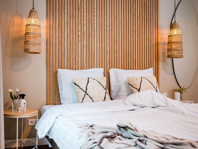 Bedroom 2, Spacious Holiday Home in Voorhuizen With Terrace, Barneveld