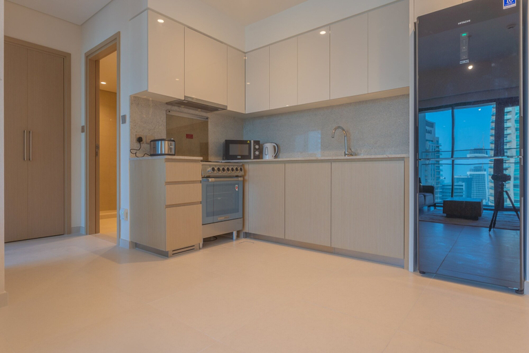 Private kitchen, Bellavista - Chic - 1 BR - Burj Royal, Dubai