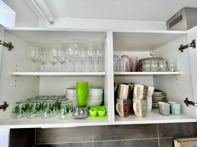 Private kitchen 5, Modern Holiday Home in the Center, Harz