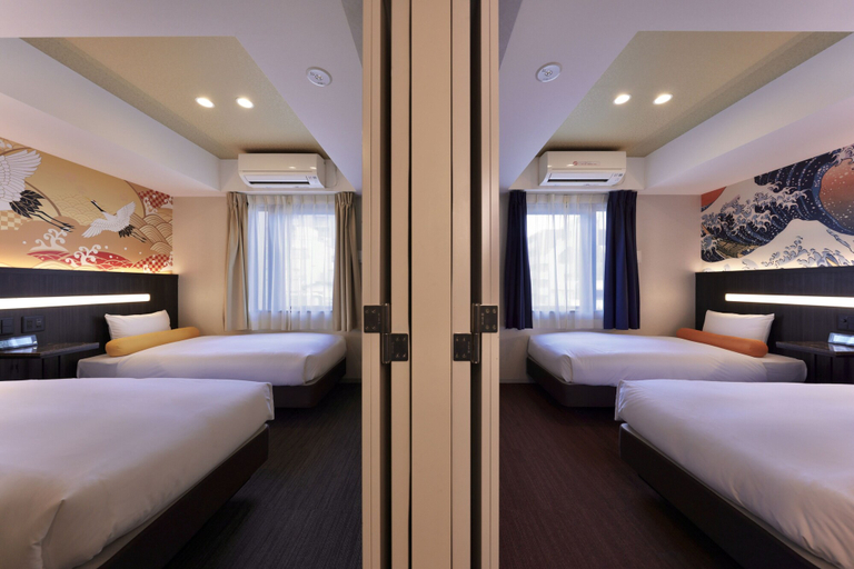 Bedroom 3, KUROMON Crystal Hotel, Osaka