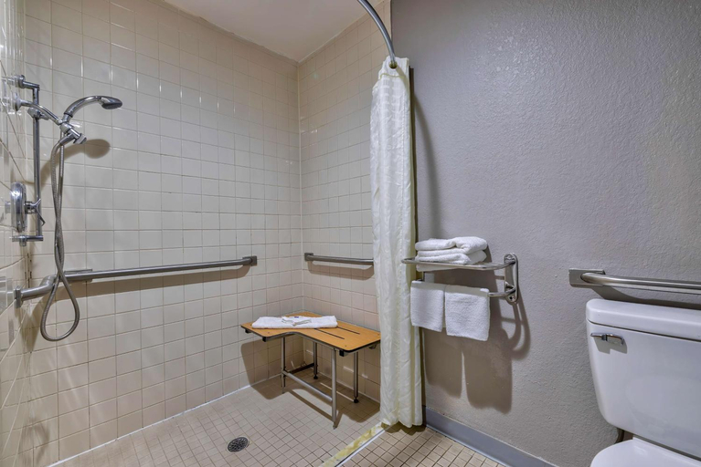 Bathroom 4, Motel 6 Little Rock, AR - South, Pulaski
