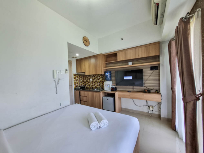 Bedroom 2, Modern Look Studio at Taman Melati Sinduadi Apartment By Travelio, Sleman