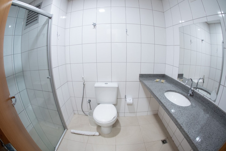 Bathroom 3, Getullio Hotel, Cuiaba