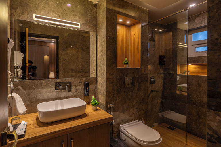 Bathroom 4, The Eden Inn By The Saga Stays, North Goa
