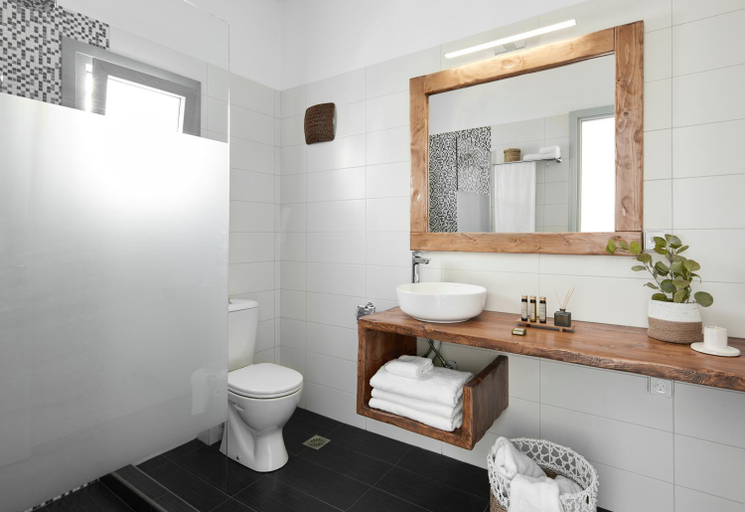 Bathroom 3, Pnoi Luxury Suites, South Aegean