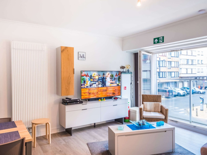 Living room 3, Studio With Sleeping Area for Family, West-Vlaanderen