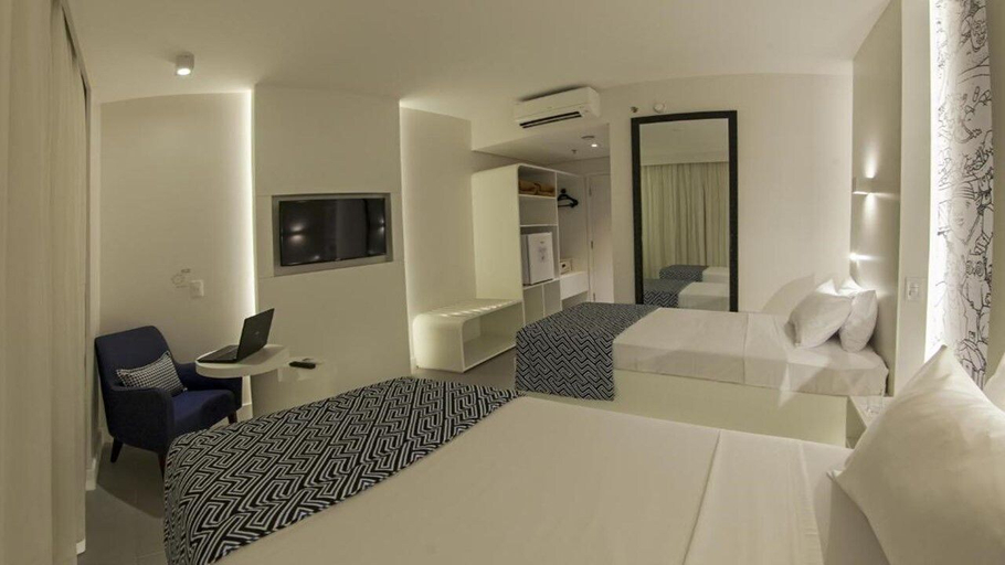 Bedroom 4, Golden Tower Shopping by Fênix Hotéis, Pouso Alegre