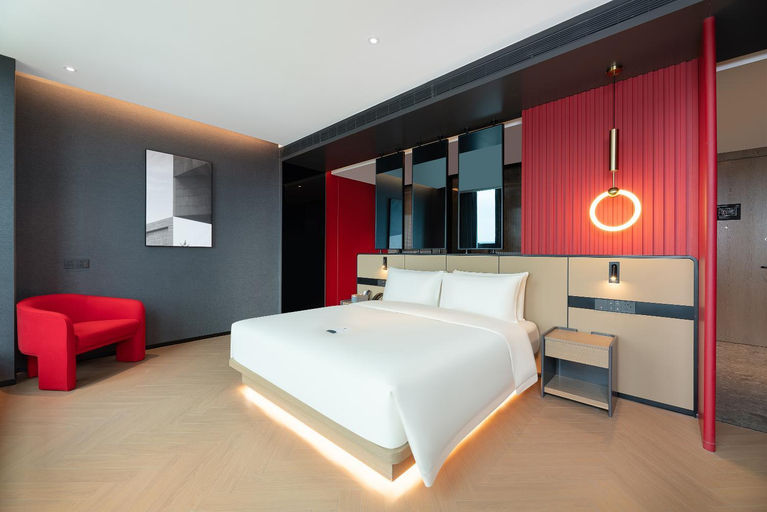 Bedroom 3, Atour S Hotel Lanzhou Convention Center High Altitude River View, Lanzhou