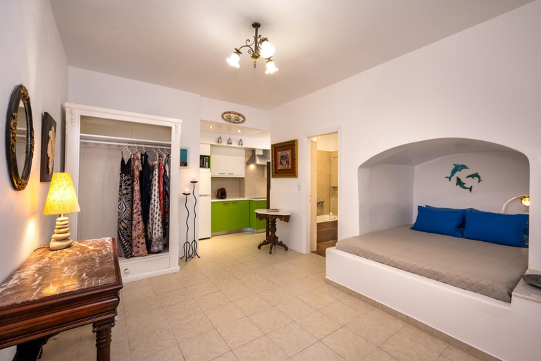 Bedroom 4, Moschatos Beach House, South Aegean
