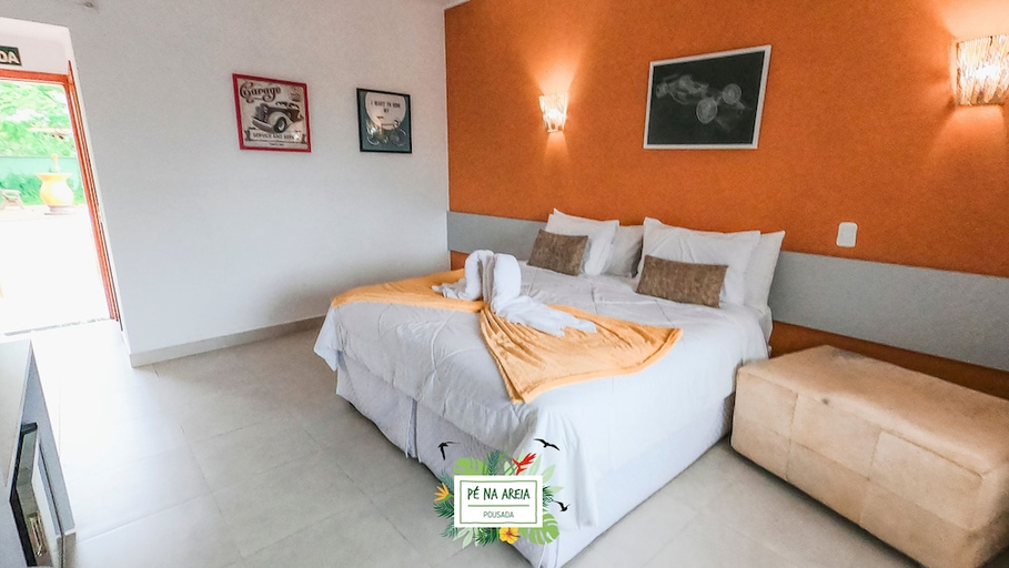 Bedroom 2, Pousada Pé na Areia, Penha