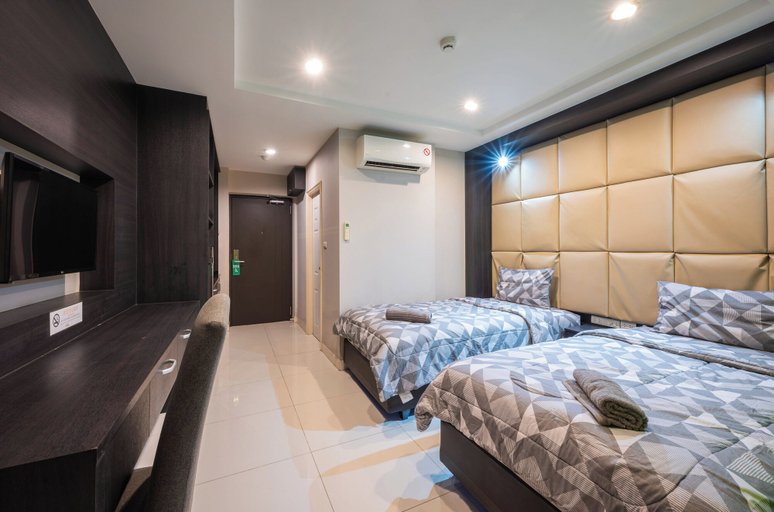 Bedroom 2, New Nordic Atrium apartments by Apartwell, Pattaya